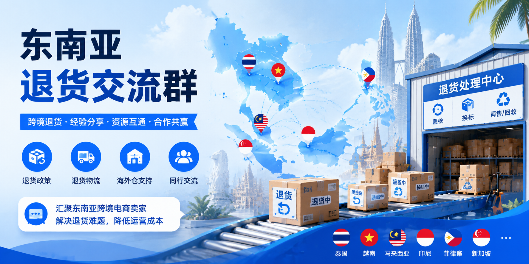 东南亚退货交流群 入群二维码